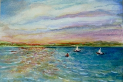 Barnegat Bay watercolor