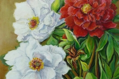 Tree Peonies_ Acrylic